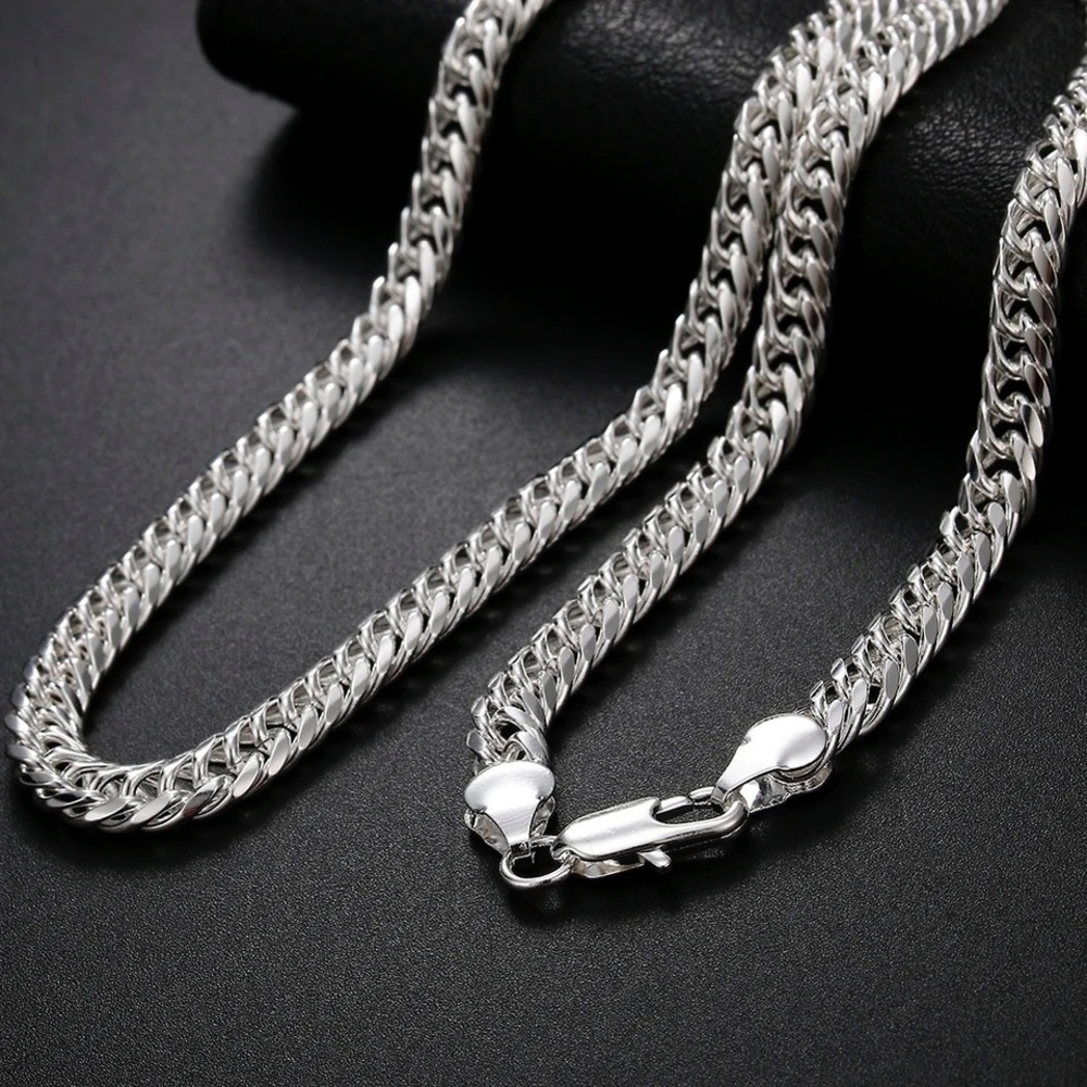 925 Sterling Silver 6 MM Necklaces